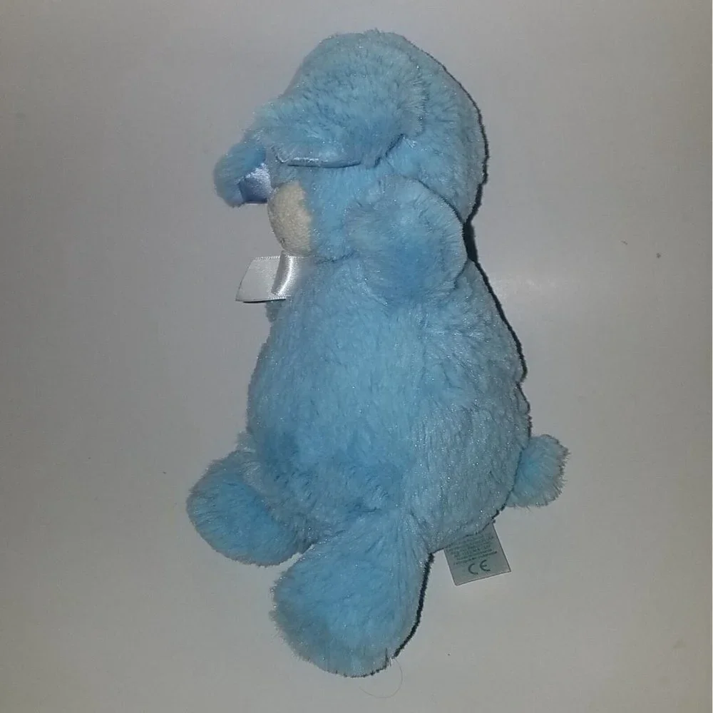 Little Me Blue Puppy Dog Plush Lovey Baby Toy 7